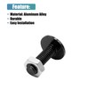 uxcell 10pcs M6 Black Aluminum Alloy Hex Socket Head Motorcycle