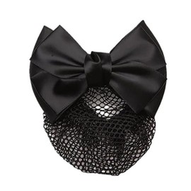 Bowknot Hair Bun Clips, Bowknot Hair Net Clips, Bowknot Hair Snoods Bun Cover Hair Clip Occupational Fixator for Dancing, Work, Class and Daily Use