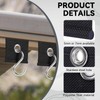 Katyjun Pack of 12 Piping Hooks for Piping Rail, RV