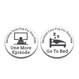 Funny Destiny Flip Coin Gifts Christmas Stocking Stuffers Gifts for Teens Boys Girls Women Men Birthday Gifts for Son Daughter Friends Boyfriend Girlfriend Husband Wife Anniversary Valentines Day Gift