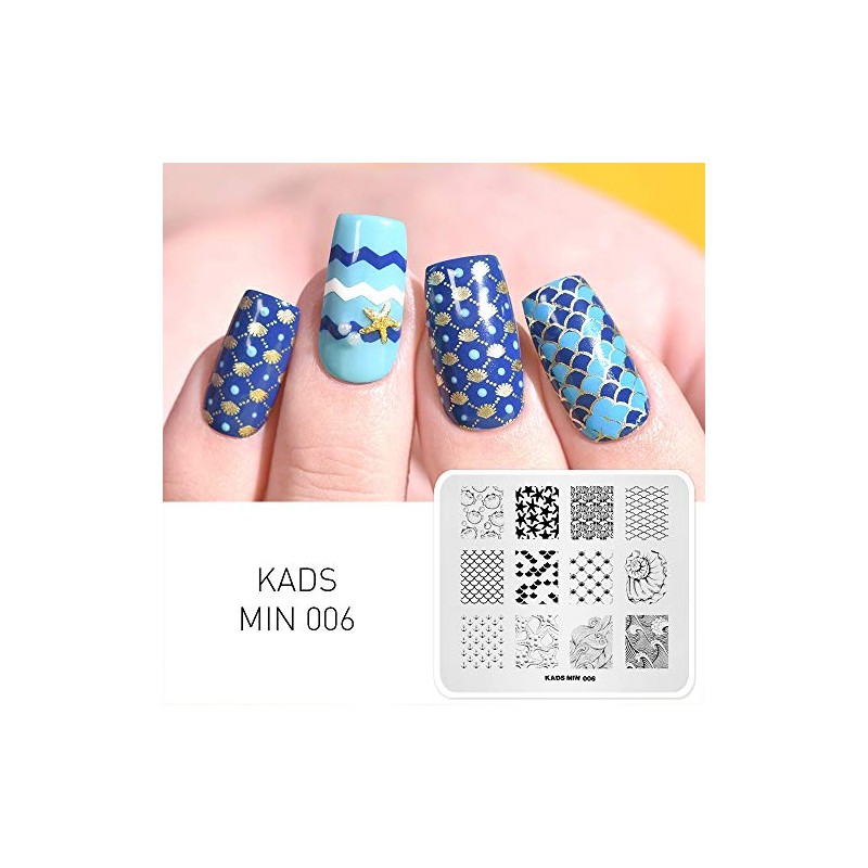 KADS Nail Stamping Image Plate Holder Plate Stand Tray for