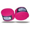 BAY® "Basic 2,5" Boxbandagen + WICKELANLEITUNG, PINK, elastisch, 2,5 Meter