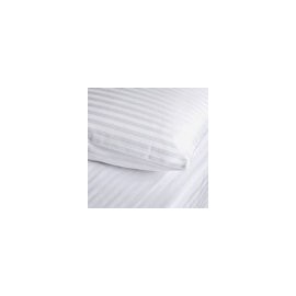 Luxury White Satin Stripe UK Standard Super King Size Bed Flat Sheet 100% Combed Egyptian Cotton 250 Thread Count