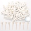 LUTER 50pcs Golf Tees, Short Golf Tees Golf Simulator Tees