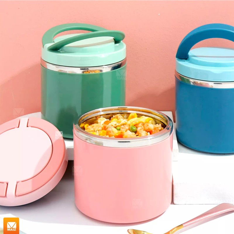 Maíz Fiambrera Contenedor Alimentos Sopa Acero Inoxidable 630ml