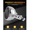 GLOBLED 5.75 Inch Motorcycle Headlight Mounting Bracket For 5-3/4 Motorcycle