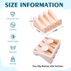 Coipdfty Self Draining Soap Dish,Silicone Suction Cup Soap Holder, Bathroom