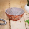 Ajuny Soapstone Smudge Bowl 5 Inch Tree of Life Scrying