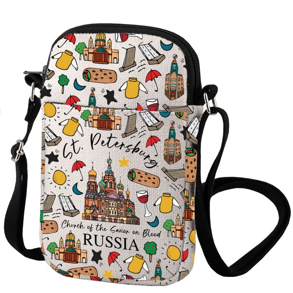Saint Petersburg Crossbody Bag Russian Landmark Gift St Petersburg Souvenir