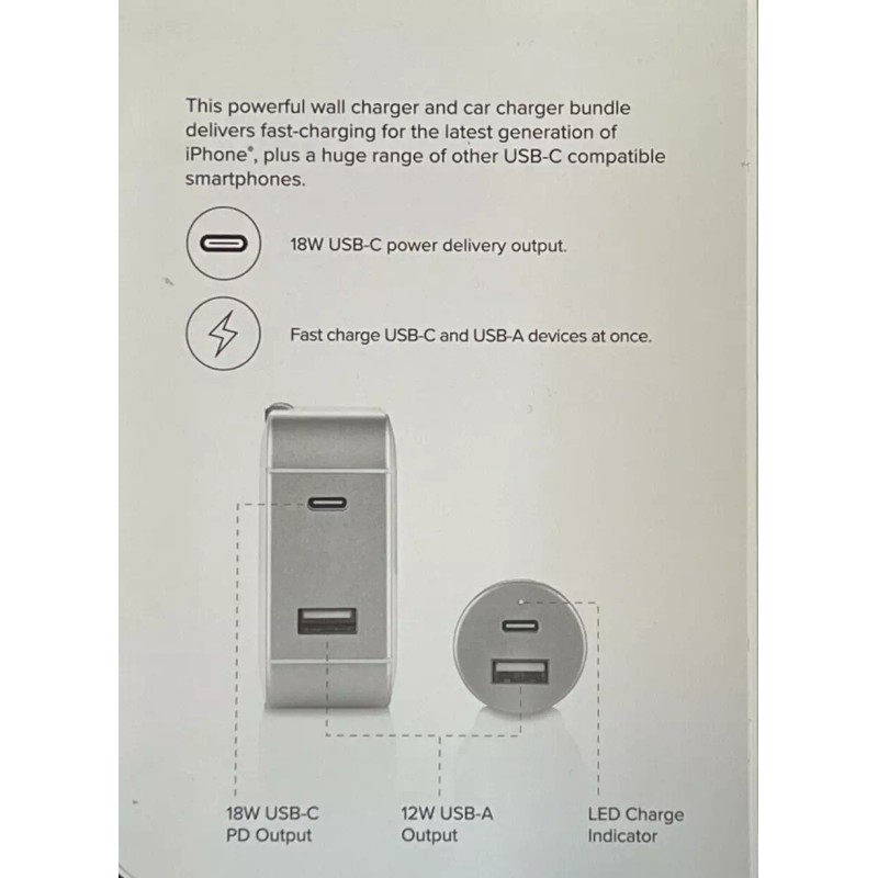 Ubio Labs 30W USB-C to Lightning Bundle White