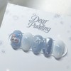 [Handmade Nail Tips] Blue Lavurabu Nail Tips - Long Oval