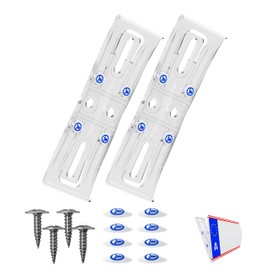 Kennzeichenhalter Österreich rahmenlos transparent flach 4mm für Kennzeichentafeln 520x120mm unsichtbar Kennzeichenträger für alle Fahrzeuge & Modelle geeignet für Österreich Dänemark Slowenien Ungarn