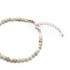 Bergerlin Genuine Natural Stone Pearl Bracelet with 925 Sterling Silver