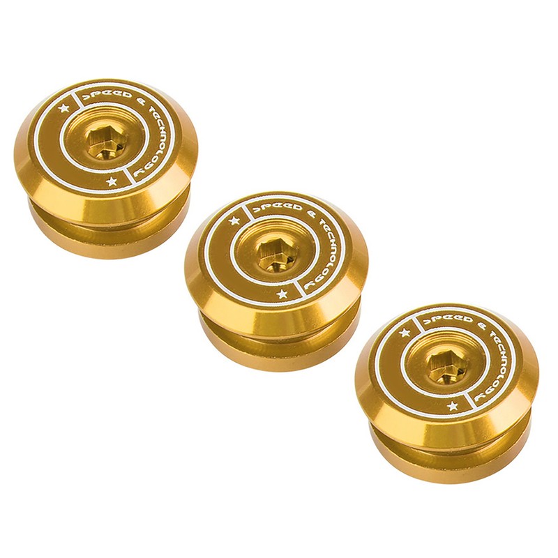 3 Pcs Motorcycle Air Cleaner Bolt Decorative Cover for Yamaha