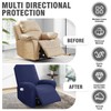 BOYIFEIJIE 1-Seater Armchair Cover, Stretch Chair Covers with Pockets, All-Inclusive