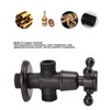 Angle Stop Valve Retro Copper Cross Handle Water Stop Valve