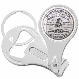 Apothecary Restorative Hair Balm Nail Clippers Plus Bottle Opener Keychain