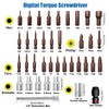 ANPUDS Digital Torque Screwdriver, 0.8-53.1in-bs/0.09-6Nm, Electronic Adjustable Torque Screwdriver Wrench