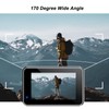 5K30FPS WiFi Action Camera Front and Rear Dual Screen Built