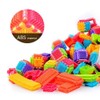 Teytoy 100 Pcs Bristle Shape Building Blocks Toy Set for
