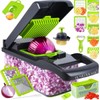 BellaCasa Essentials Vegetable Chopper - 20 in 1 Onion Chopper