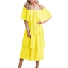 ETCYY Women's Off The Shoulder Ruffles Summer Wedding Guest Loose