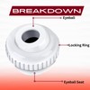 Swimables 1.5 Inch MIP Threaded Directional Fitting Hydrostream Pool Jet