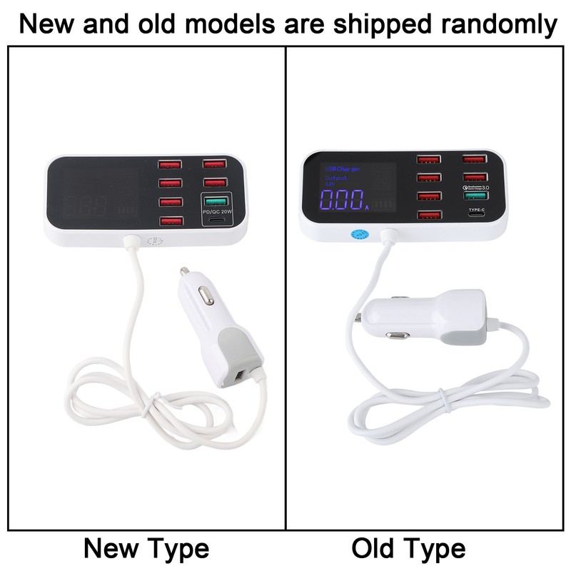 8 Ports Multiple USB Fast Chargers Charging Station Hubs Digital