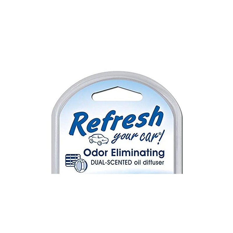 Refresh Your Car! E300865304 Dual Scent Diffuser, New Car/Cool Breeze