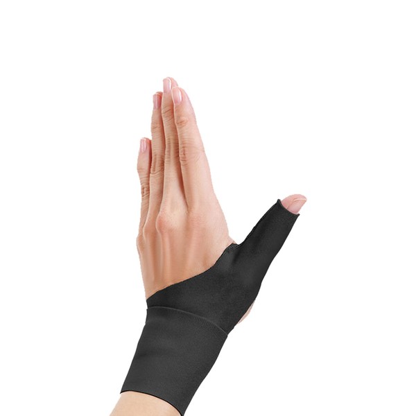 親指 サポーター 右手用 母指cm関節症 サポーター 腱鞘炎 サポーター 親指肌にやさしい仕事家事育児運動執筆絵画パソコン操作スマホ操作男性女性兼用男女手首薄タイプママの手キーボード腱鞘手袋 (左手サポーター)