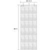 24 Pockets - Crystal Clear Over The Door Hanging Shoe