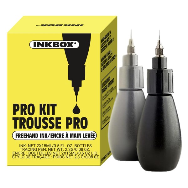 Inkbox Freehand Ink Temporary Tattoos Pro Kit - Draw Long-Lasting