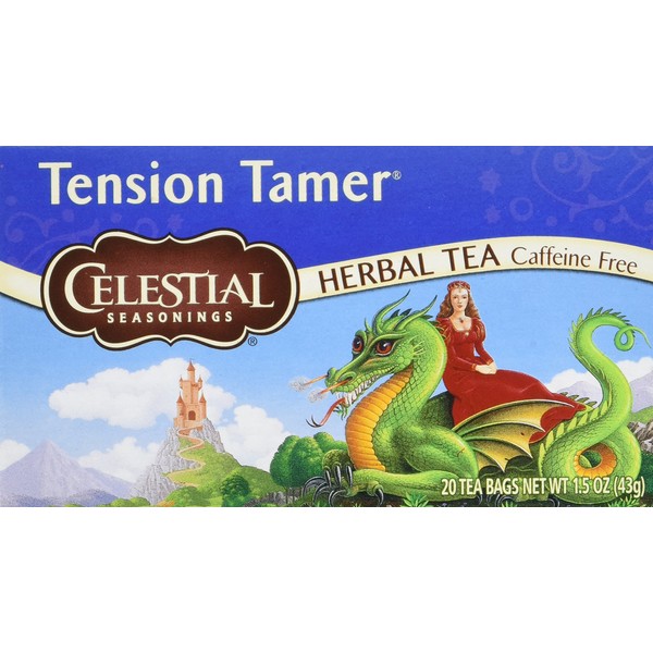 Celestial Seasonings Tension Tamer Tea Bags - 20 ct - 6 pk
