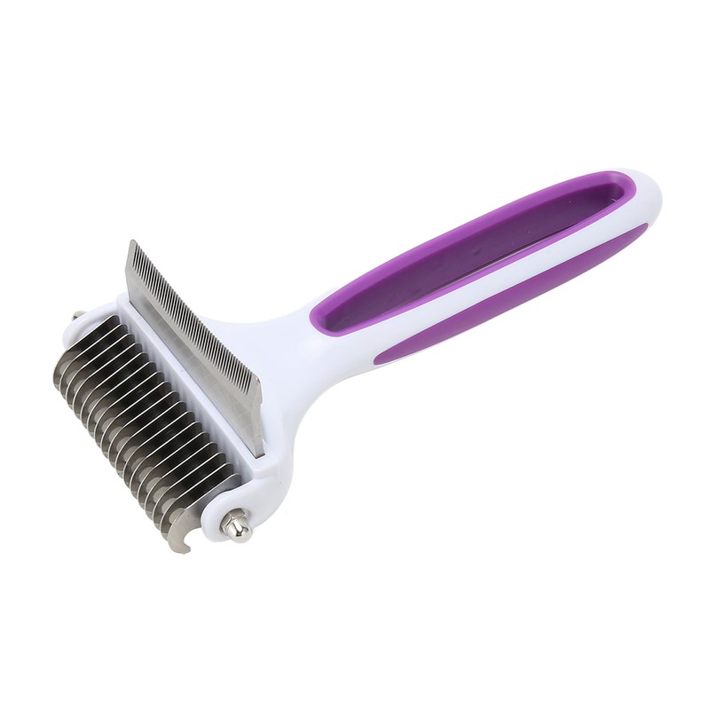 2 in 1 Pet Grooming Brush Washable Pet Dematting Comb