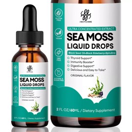 iMATCHME Sea Moss with Black Seed Oil Spirulina Black Elderberry Burdock Root..1