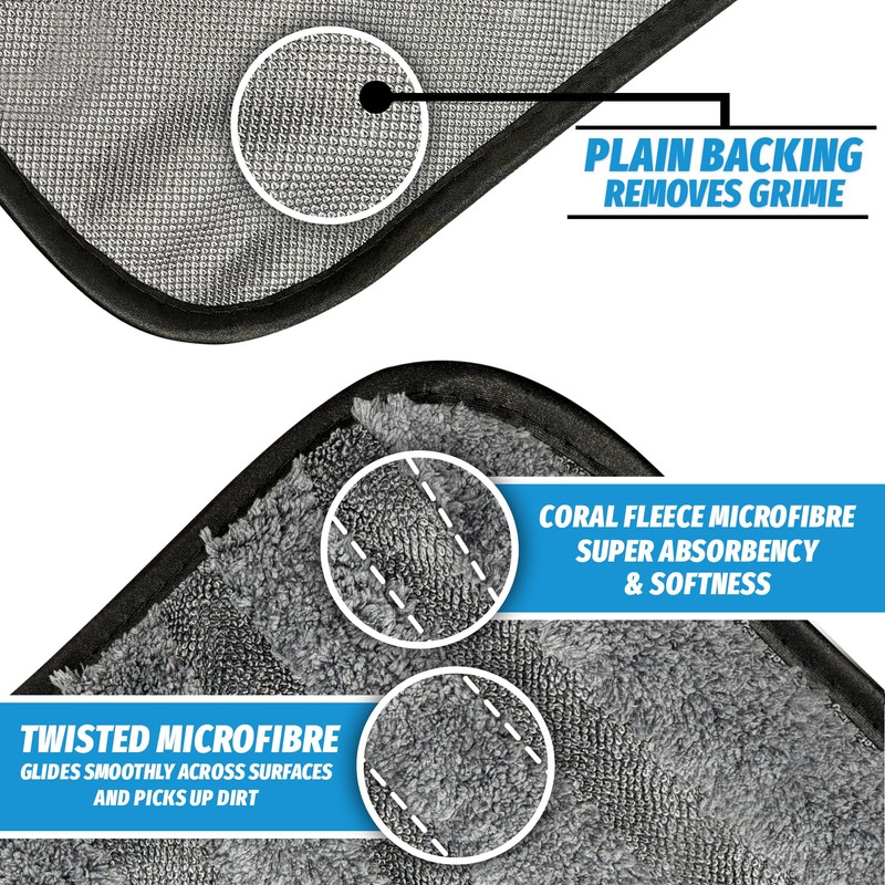 Towelogy® Hybrid Magic Cloth - Bathroom Cleaning Cloths for Cleaning