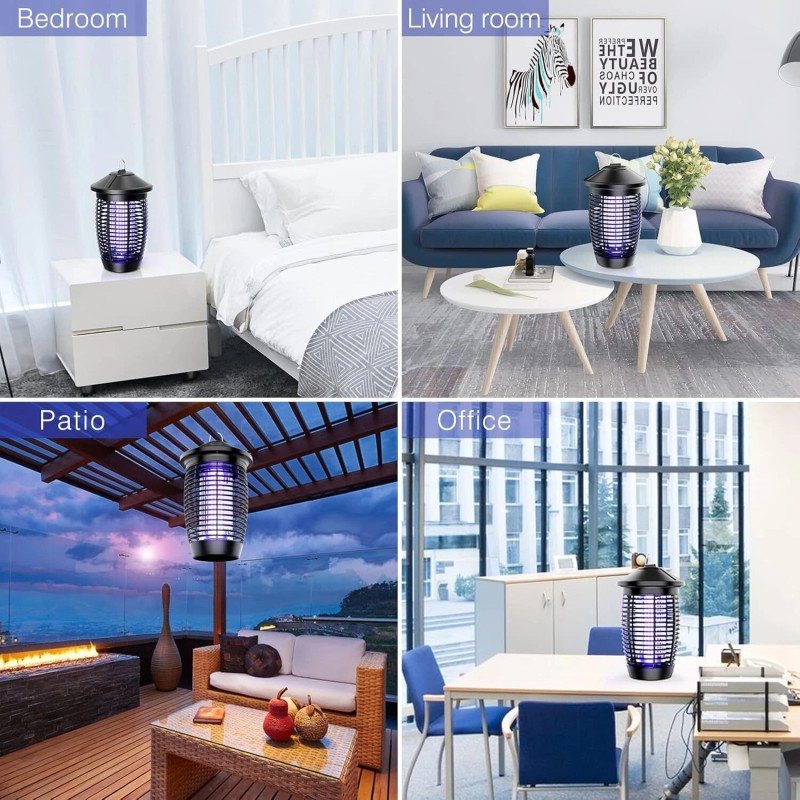 PALONE Sturdy Hook Bug Zapper – 20W 4500V Waterproof Mosquito