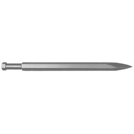 14" Long Moil/Bull Point with 7/8" Hex Steel 805/905 TE-S Style Shank - Use in the Following TE Hammers - 800, 805, 905, 906, 1000, 1500, 2000 that Use the TE-S Style Shanks - Champion Chisels