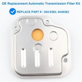 Transmission Filter Kit, Replace 044-0363, 0440363 Compatible with Hyundai Kia A4CF2 A4CF1 2.0L L4-2007-2012 Elantra, 2010 Forte, 2010-2011 Soul, 2007-2008 Spectra, 2007-2008 Spectra5