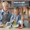OYV Yellow Silicone Whisk, Professional Whisks For Cooking Non-Scratch, Stainless