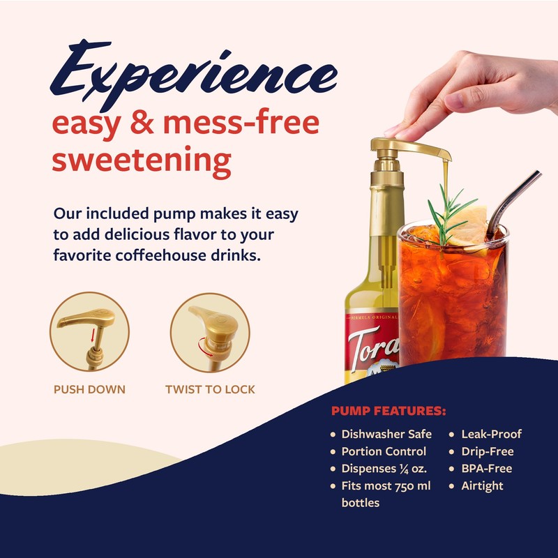 Torani Lemon Syrup for Drinks, Flavoring for Iced Tea, Sodas,