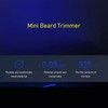 Electric Beard Trimmer Cordless Mini USB Rechargeable LED Display Waterproof