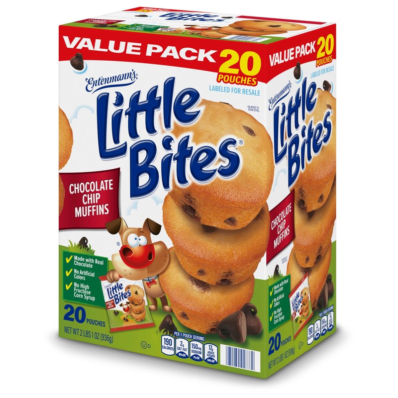 (Value Pack) Little Bites Chocolate Chip Muffins, 20 individual packs,