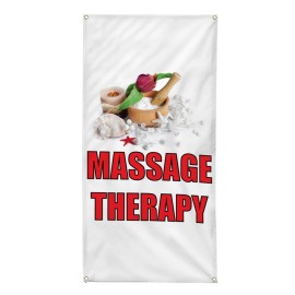 genetic/unbranded Vertical Vinyl Banner Multiple Sizes Massage Therapy Business Outdoor - 144x60inches