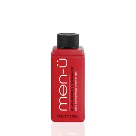 men-u BLACK PEPPER & BERGAMOT mens shower gel 100ml REFILL. Mens body wash- Long lasting, Vegan, Fruity Fragrance. shower gel 100ml REFILL