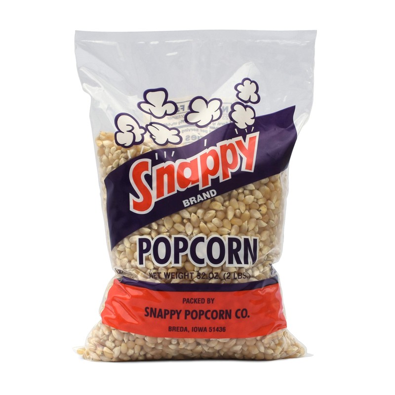 Snappy White Popcorn Kernels for Popping with Popcorn Machine, Air