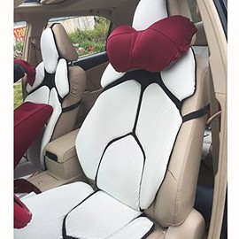 DonkeyEmma Bra, Outdoor Car Essential Inflatable Neck Pillow, Waterproof, Equipment Camping Noon Sleeping Swimming Travel Pillow and More Design (Red)