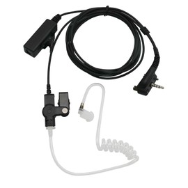 GoodQbuy Earpiece mic Compatible with Vertex Radio VX-210 VX-231 VX-261 VX-264 VX-351 VX-354 VX-410 VX-424 VX-450 VX-451 VX-454 VX-459 EVX-261 EVX-531 EVX-534 EVX-539 Radio Security Door Supervisor