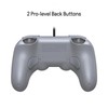 8Bitdo Pro 2 Wired Controller with Customize Back Buttons &