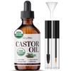 BodyJ4You Castor Oil Eyelashes Eyebrows DIY Cosmetics - 100% Pure